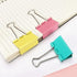 ZZTX Large Binder Clips, Assorted Color Paper Clamps, 1.6 Inches, 24 Pieces