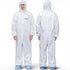 Medtecs Hazmat Suits - 6 Sizes Options - Disposable Coveralls Suit, Medical