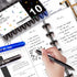 Vitoler Erasable Pens, Black & Blue Gel Pens, 0.7mm Fine Point, Retractable Writing Pens for School Supplies