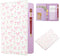 GWIQVEI Leather Server Book with 2 Zipper Pockets, Waitress Order Pad Holder for