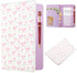 GWIQVEI Leather Server Book with 2 Zipper Pockets, Waitress Order Pad Holder for