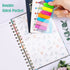 Spiral Notebook, B5 Lined Journal for Women, Hardcover with 2 Pockets, College Ruled, 160 Pages, 7.48" x 10"