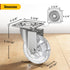 3 Inch 360 Set 4,Max 350lb 350lbs Degree Swivel Transparent Casters, Modern Furniture Wheels for Rolling Carts