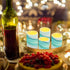 Cozeyat Set 4 Blue Wave LED Candles of Battery Powered Flameless with Remote Control Timer Color Changing for Indoor