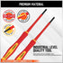 HORUSDY 1000V Mini Insulated Screwdriver Set, 6-Piece Magnetic Tip Slotted (1.8mm, 2.0mm, 2.5mm, 3.0mm) & Phillips
