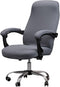 Office Chair Cover with Armrest Covers, Universal Stretch Desk Chair Cover, Computer Chair Slipcovers, Dark Gray