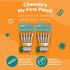 Channie's My First Pencil, Easy-to-Hold Jumbo Pencils for Preschoolers, Kindergarteners & 1st Graders, White Wooden 2B Fat Pencils for Kids Ages 3-7, 2 Pack (5 Each) + Sharpener by Channie's
