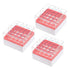 PATIKIL 25 Well Centrifuge Tube Freezer Storage Box, 3 Pcs Polypropylene for 1.8ML and 2.0ML Tubes
