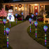 Huacenmy 6 Pack Bulb Solar Lights Outdoor Garden Decorative Waterproof Lights Outside Solar Pathway Lights for Garden