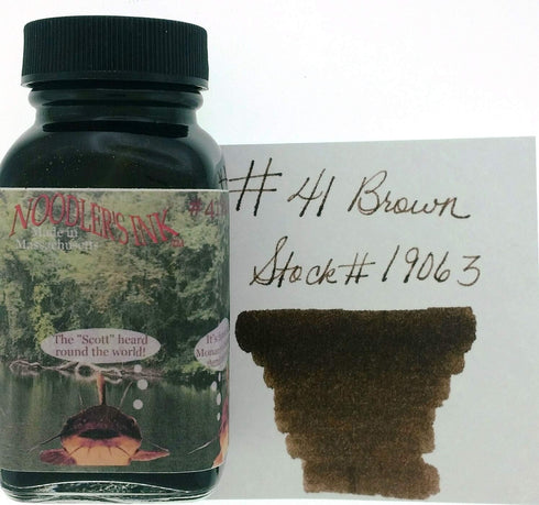 Noodler's Ink Refills 41 Brown Bottled Ink, ND-19063