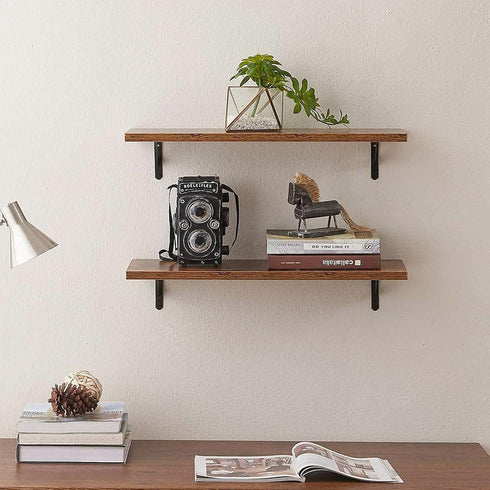 HOME MASTER HARDWARE 5x3-1/2 2 Decorative Shelf Brackets in Wall Mounted Floating Shelf Bracket L Heavy Duty Support
