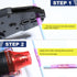 Waterproof Automotive Marine Electrical Terminals Kit, AWG 22-10, Insulated Tinned Copper Butt Crimp Connector