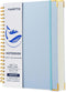 Spiral Notebook, Hardcover 8.5 x 11 IN, 300 Pages College Ruled Notebooks for Work & School, Blue