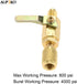 Air Conditioner Ball Valve 1/4" SAE Adapter, Straight Shut-Off Valve for HVAC A/C Automotive Service Tools, Fits R134A