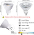 Bonlux MR11 LED Bulb 3W 12V AC/DC Low Voltage LED Spotlights, GU4 Bi-Pin Base 25W Halogen Equivalent for Landscape