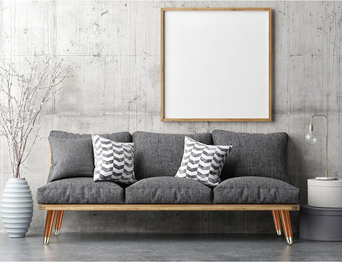 Tophacker Legs,4 Pack 8cm/3.1in Round Tapered Sofa Legs,Wood Furniture Solid Wood Bench Legs,Solid Thick Cabinet