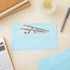 Juvale 100 Pack #10 Light Blue Envelopes, Square Flap for Mailing Letters, Invitations (4 1/8 x 9 1/2 In)