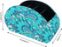 5 Floral Print Remote Control Holder with Compartments, PU Leather Office Desk Organizers - Couch/TV Cabinet/Bedside