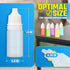 Set of 50 Plastic Dropper Bottles with Cap – Travel-Size 5ml for DIY Projects, Essential Oils, Perfume