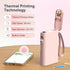 Label Maker Machine with Tape - P21 Portable Bluetooth Printer, Mini Label Maker for Organizing Storage (Pink)