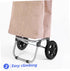 2pcs Cabilock Heavy Duty Grocery Trolley Replacement Wheels Climbing Cart Casters for Laundry Rolling Cart Stairs