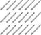 Finishing Nails (2x25mm) 100pcs, Carbon Steel Hardware Nails for Woodworking Baseboard Projects