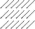 Finishing Nails (2x25mm) 100pcs, Carbon Steel Hardware Nails for Woodworking Baseboard Projects