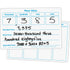 Really Good Stuff Basic Place Value Dry Erase Boards, Set of 6