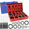 826 Pcs Universal SAE and Metric O-Rings Kit - Standard 32 Metric & Inch Sizes O-Ring Assortment with Picks