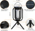2 Pack 4 (New) Solar Lanterns Lights, Solar Lights Outdoor with Flickering Flame, Modes Waterproof Hanging Lantern