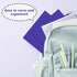 RAZCC 50 Pack Two Pocket Folders, Purple, Fit Letter Size Paper, Pockets for School Office Business Home