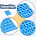 predolo 187 Professional Bit Organizer Hole Screwdriver Bit Dispenser Workbench Storage