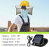 Floraltop 1 Set Solar Fan Sun Shade for Hard Hat Full Brim Neck Sunshade Cover with Cooling Fan High Visibility Mesh