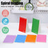 Koogel Top Bound Pocket Notebooks, 3x5 Lined Spiral Memo Pads, 50 Sheets/6 Pads, Durable Cover for Office School
