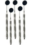 Avon Surgical 5 Count Silver Stainless Steel Hollow Handle Dental Mouth Mirror #5 for