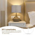 7.9 Inch 2 Set PATIKIL Lamp Shade Ring, Metal Lamp Shade Frame Wire Lampshade Frame DIY Drum Strong Ring Lampshade