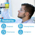 Geiserailie 200 Pcs Disposable Urine Specimen Cups, 4oz Leak Proof Screw on Container for Safe Sample Analysis (Blue)