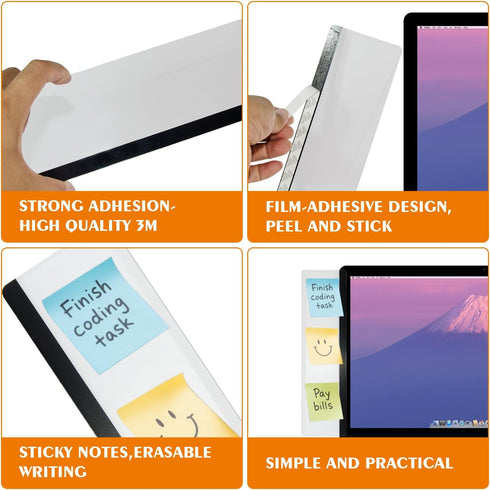 SimautHawk 1pcs 1) Office Desk Accessories, Monitor Memo Board, Office Supplies, for Office Decor, Women Men's Sticky
