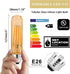 5 Inch E26 Bulb 80 2200K Bulb 6W Dimmable, 800LM T10 T9 Bulbs 120V 6Pack Led Equal Watt, Amber White Vintage Edison