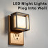 JKHTBDM 2 Pack 0-60LM Decor,Cozy Night Lights Plug into wall,Adjust Brightness Motion Sensor Night Light,for Modern
