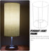 Bulb Uonlytech Metal Lamp Guard Metal Lampshade Frame Round DIY Ceiling Light Bracket Lamp Shade Cage Frame Light Guard