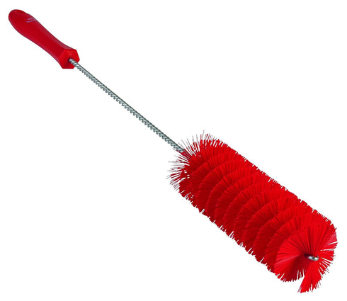 Vikan Red Tube Brush, 2", PP/PBT