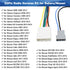 20Pin Stereo Wiring Harness Antenna Kit Car Stereo Wire Connector Replacement for Nissan Altima Frontier Versa Titan