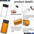 10ml Amber Small Glass Vials, 50pcs with Screw Caps
