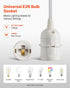 16ft 2 Pack E26 VEVOR Plug in Hanging Light Cord Kit, Lantern Extension Cords, Light Socket Lamp Cord Replacement
