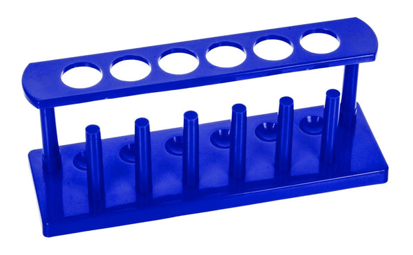 EISCO Test Tube Stand, Polypropylene with 25mm dia. Holes for 6 Tubes