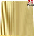 DYWISHKEY Assorted Brass Round Rods Bar, Diameter 2-8mm for DIY Craft Tool (24 Pieces)