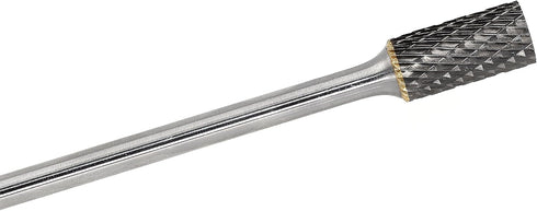 6” (152.4mm) Extended Extra Long Double Cut Carbide Burr File, 1/2” Cutter Dia x 1” Cutter Length, Pack of 1
