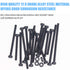 DYWISHKEY 200 Pieces M3 Hex Socket Head Cap Bolts Screws Nuts Kit with Hex Wrench, 12.9 Grade Alloy Steel