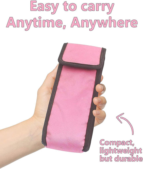 OdontoMed2011 Set 1 Bulb 'Mini Fiber Optic Otoscope Light Pink (Pocket Size) ENT Diagnostic + Extra Free Quality